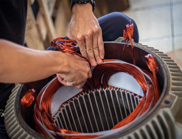 AC Elektrik Motor Sarım